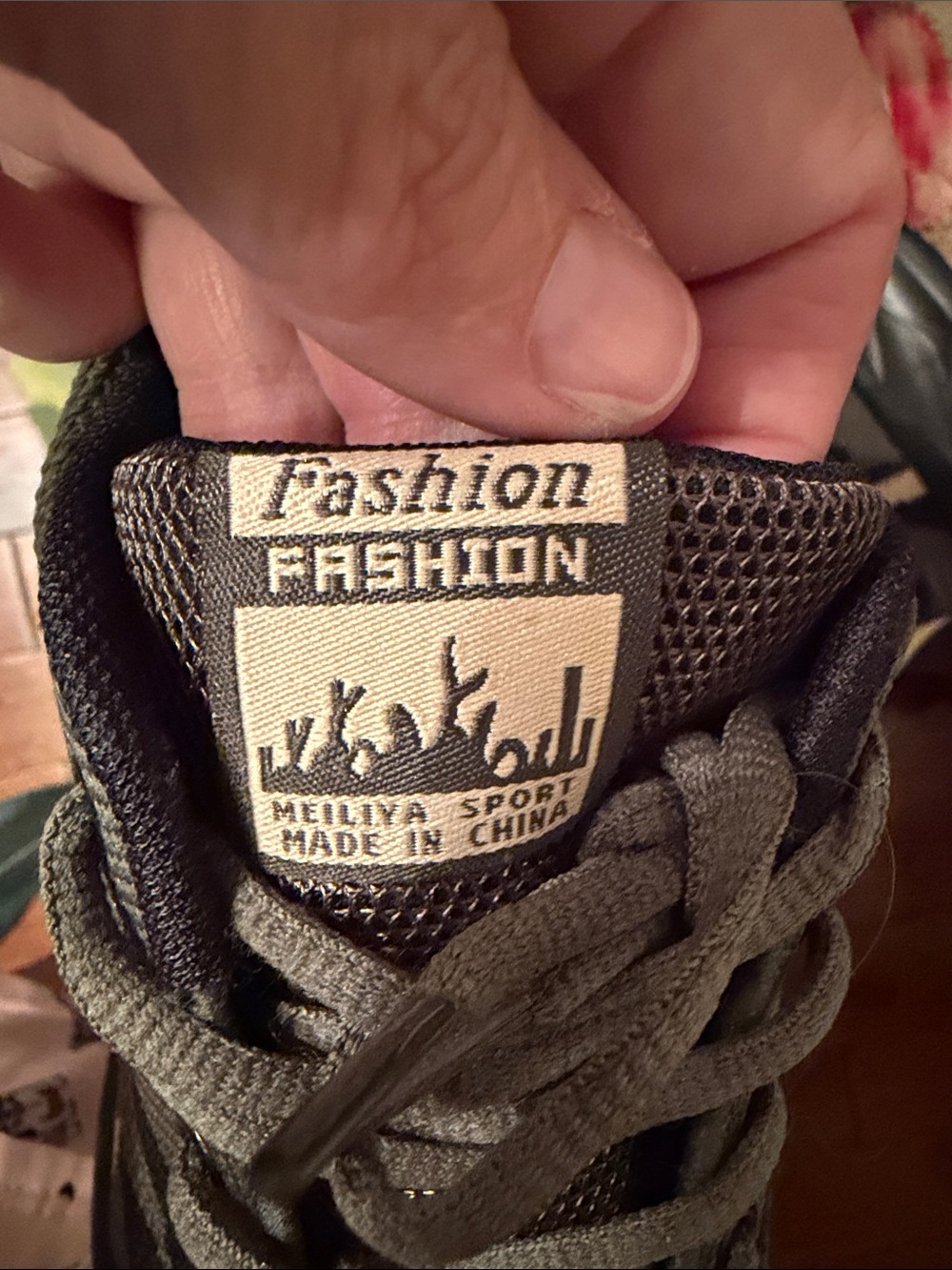 🪖🪖🪖BOGOHO🪖🪖🪖Men's Olive Green Camo Knit Athletic Sneakers-M-8.5 W-10 - Picture 5 of 6